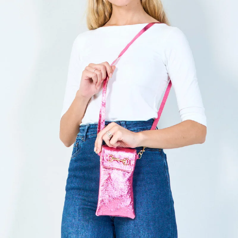 Luxurious Bags With Limited-Time Offers Metallic leather mini crossbody bags wholesale