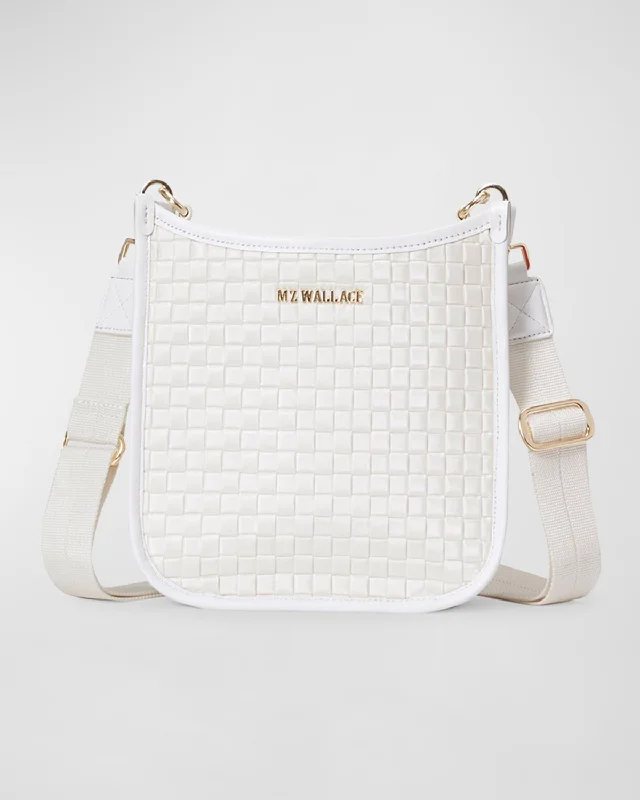 Fashion Forward, Function First MSmall Woven Crossbody Bag