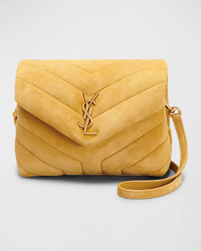Sleek Style Discounts Loulou Toy YSL Crossbody Bag in Quilted Suede
