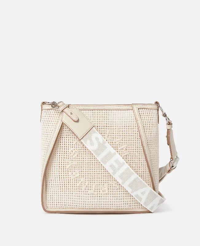 Save Big Logo Crossbody Bag, Woman, Magnolia white