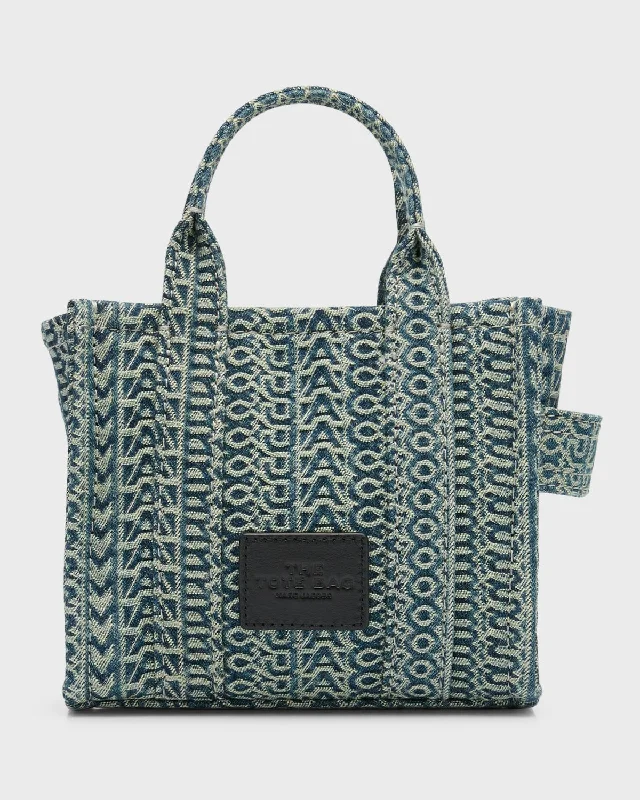 Affordable Luxury Fashion The Washed Monogram Denim Crossbody Tote Bag