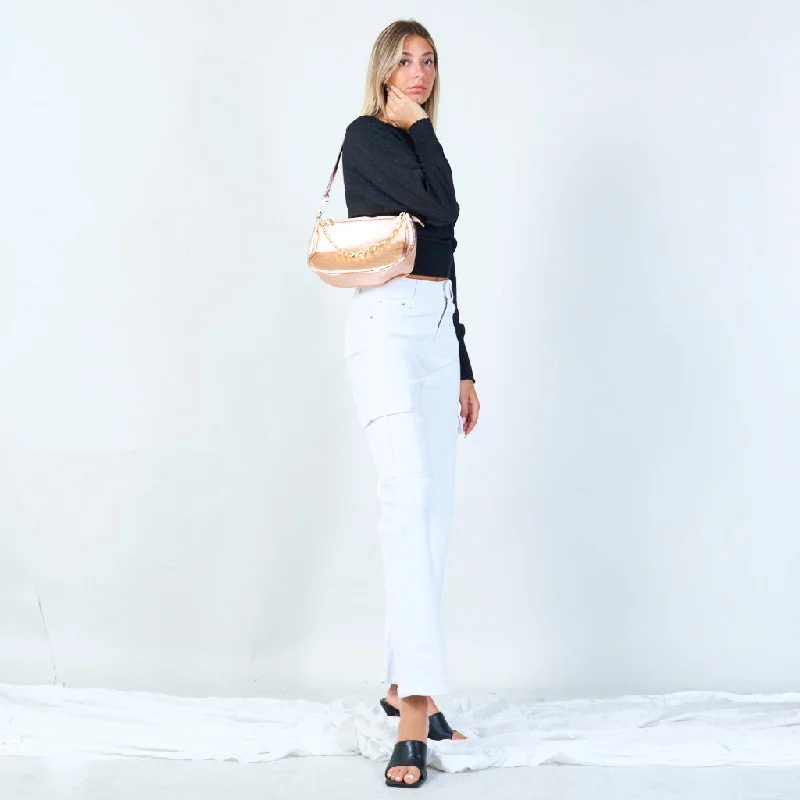 Luxury Bags On Sale Sparkly chain strap crossbody bag wholesale