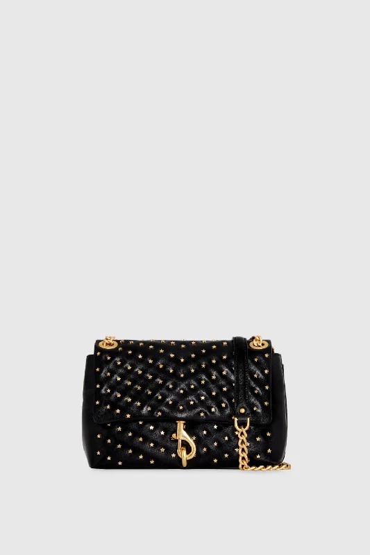 End Of Season Sale Edie Crossbody With Star Studs Bag In Black/Star Studs