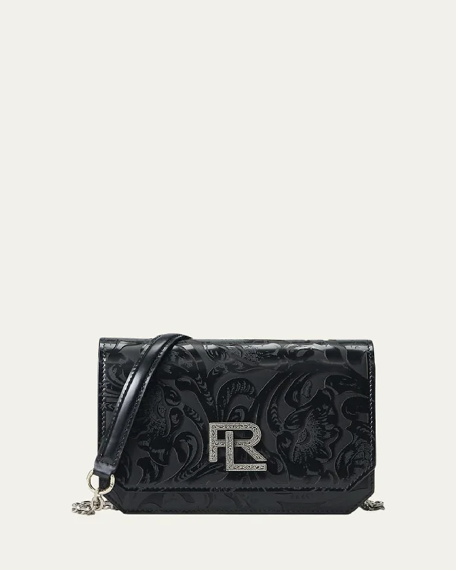 Flirty Fashion Discounts RL 888 Tooled Mini Crossbody Chain Bag