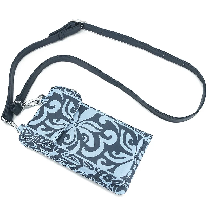 Bold Style Discounts Crossbody Phone Wallet Anna Keʻolu Tapa Tiare Teal