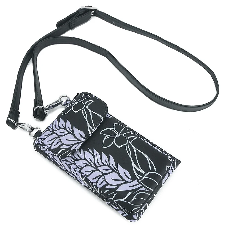 Bags For Outdoor Adventures Crossbody Phone Wallet Anna Ke'olu Ginger Black