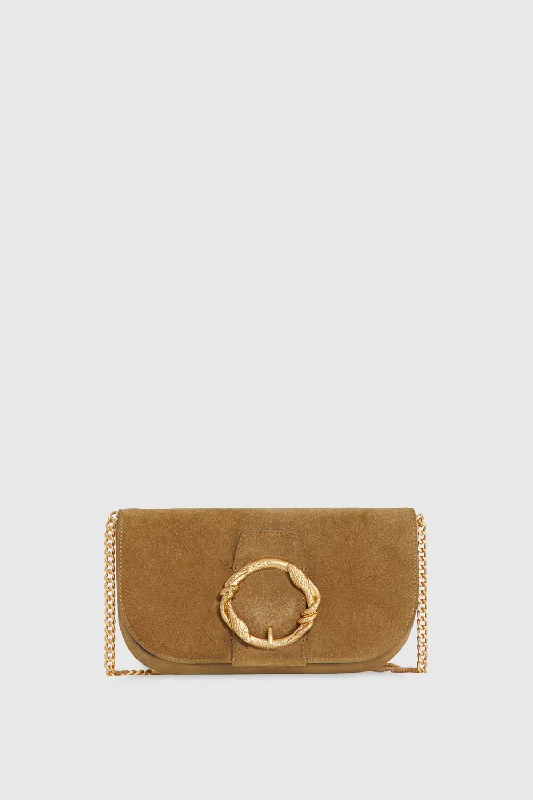 Seasonal Sale Snake Ring Crossbody Bag In Honey