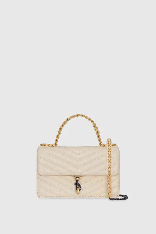 Trend Leading Collection Edie Mini Crossbody On A Chain Bag In Chantilly