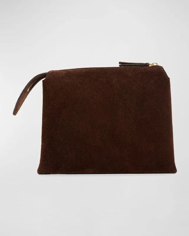Durable And Cheap Bags Nu Twin Crossbody Bag in Suede