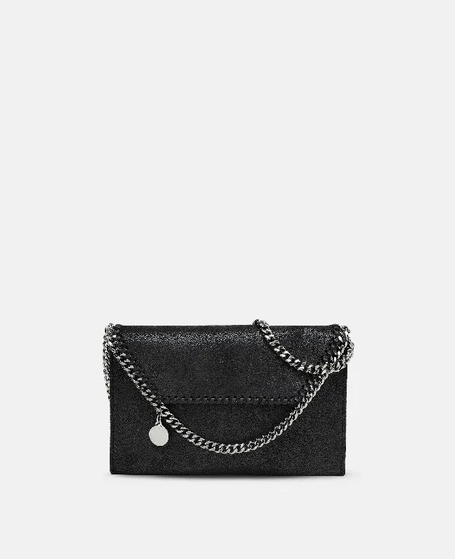 Sleek And Seasonal Sale Bags - Falabella Wallet Crossbody Bag, Woman, Black
