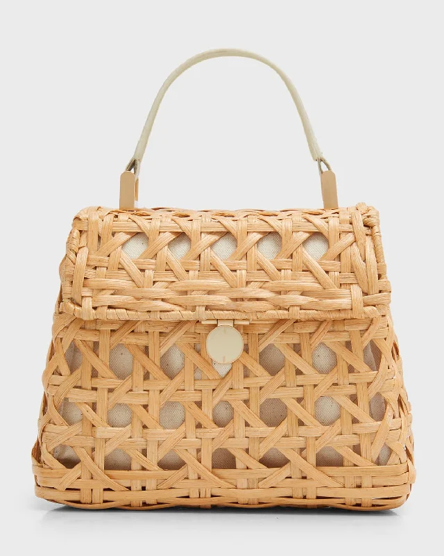 Luxe Style Discounts Sybil Cutout Rattan Crossbody Bag