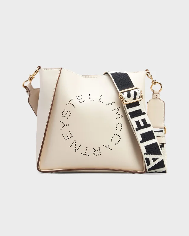Boutique Styles Perforated Logo Alter Napa Crossbody Bag