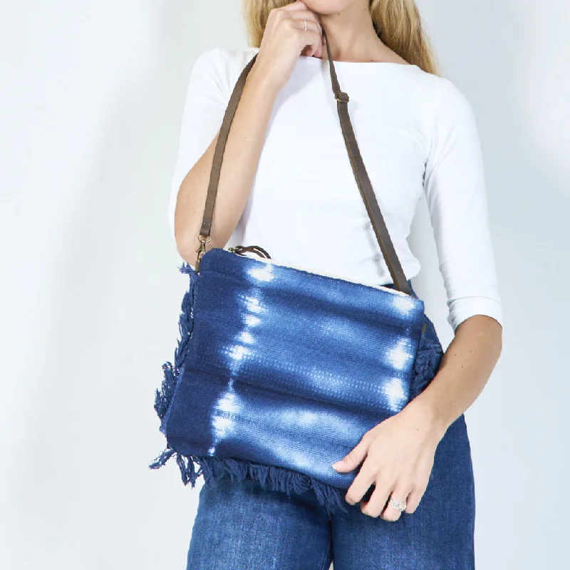 Functional Bags For Busy Moms And Dads Boho fringed canvas crossbody bag wholesale
