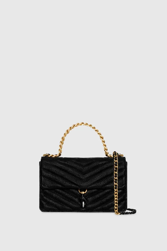 Weekend Exclusive Edie Mini Crossbody On A Chain Bag In Black