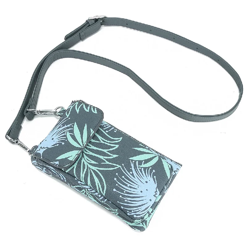 Sporty Fashion Offers Crossbody Phone Wallet Anna Lehua Grey