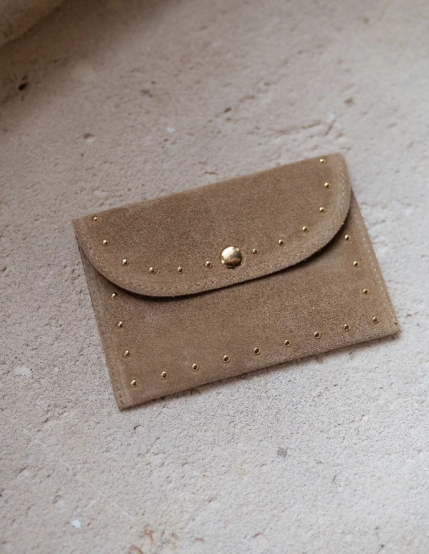 Inspired Bags For High-End Fashion Beige Bil leather pouch