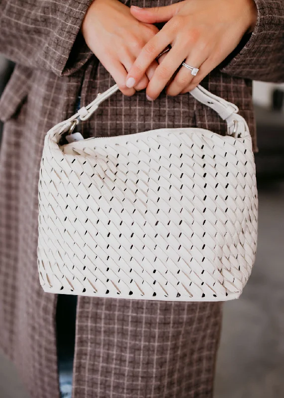 Luxury Bags Annie Woven Tote Bag