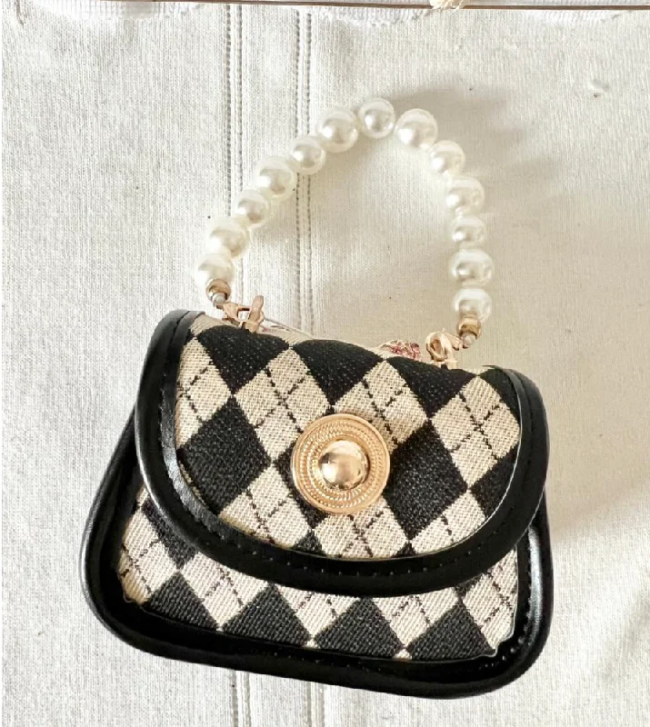 Luxury Bags On Sale Argyle Pearl Handle Bag