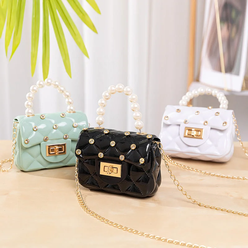 Affordable Bags For Budget Shoppers Bag handbags new 2021 summer tide pearl portable children's fruit frozen mini chain Coollas