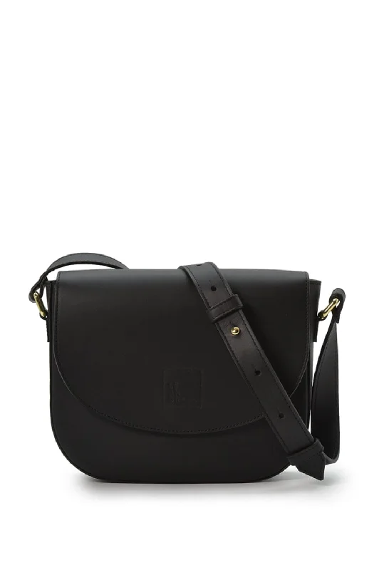 Inspired Bags For High-End Fashion Black leather flap shoulder bag