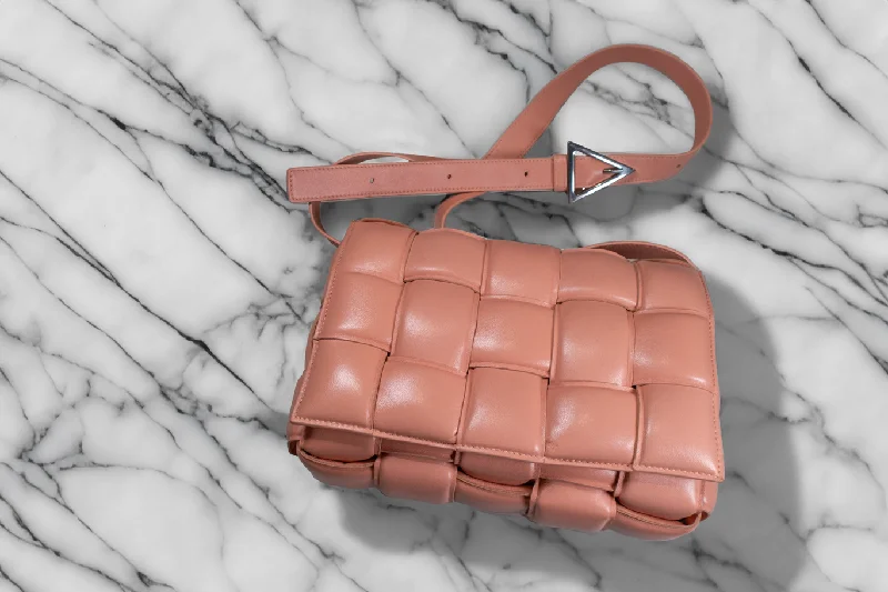 Stylish And Affordable Bags For Every Occasion Bottega Veneta Peach Padded Cassette Shoulder Bag