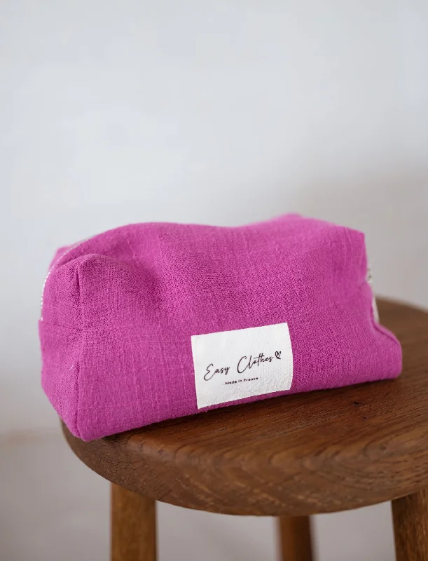 Trendy Bags For Sales Fuchsia Easy Clothes Linen Pouch