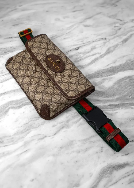 Durable And Cheap Bags Gucci GG Supreme Monogram Neo Web Belt Bag