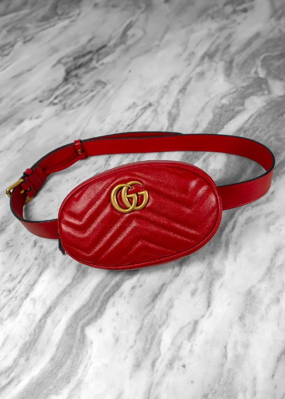 Spacious Bags With Holiday Promotions Gucci Marmont Matelasse Belt Bag