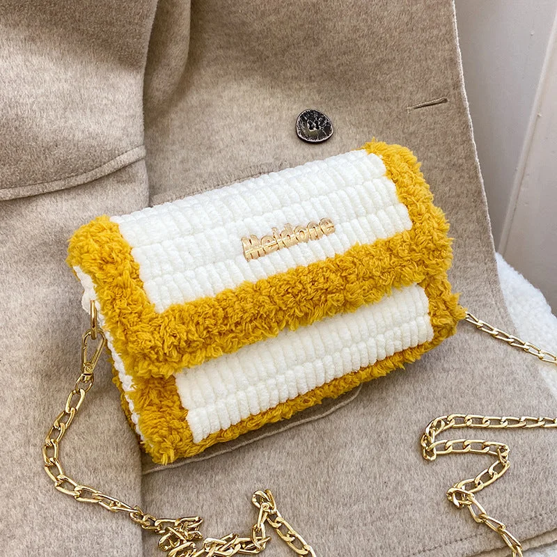 Ice white + yellow material package