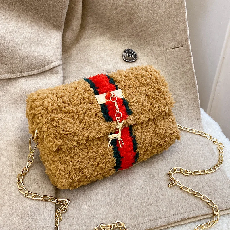 Coral velvet ginger yellow stripe material package