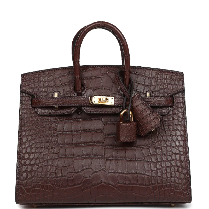 Lightweight Bags With Clearance Prices Hermes Birkin Sellier 20 Havane Matte Alligator Gold Hardware