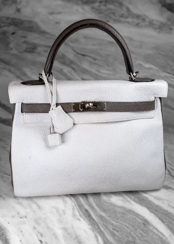 Bags With Seasonal Sales Hermès Custom Kelly 35 Leather Handbag