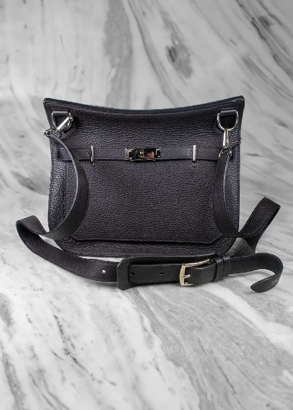Affordable Bags Hermès Taurillon Clemence Jypsiere 28 Raisin Shoulder Bag