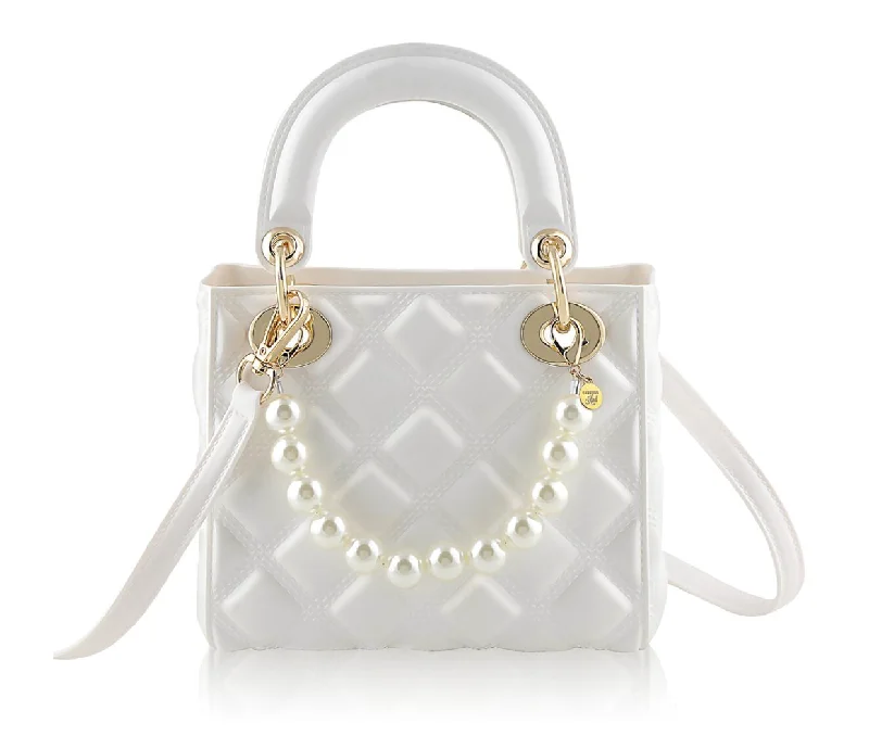 Bag For Luxury Lovers Ivory Quilted Bag