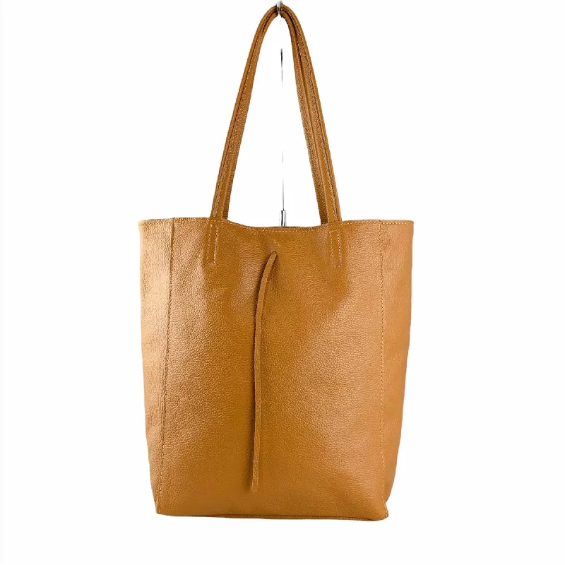Cyber Monday Discounts On Bags LEATHER TOTE WITH ZIP CLOSURE