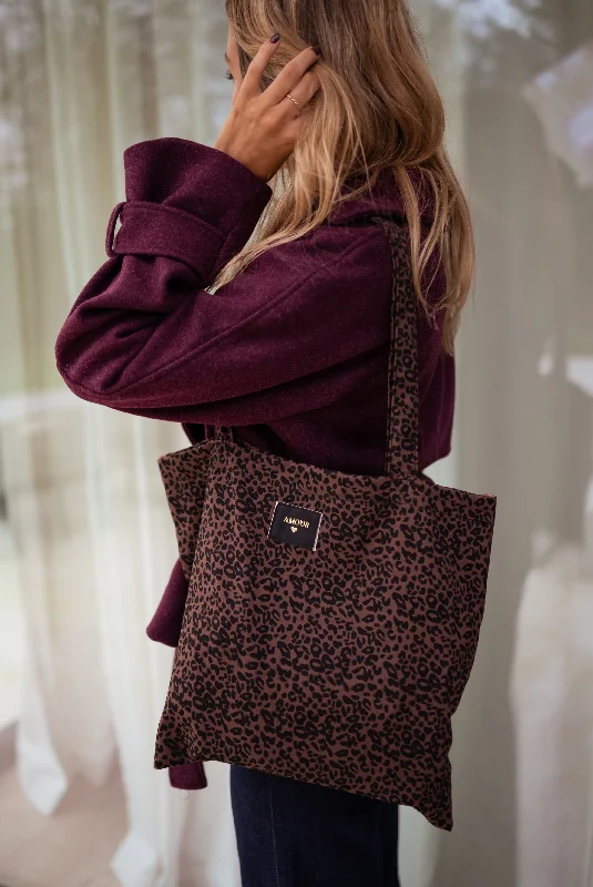 Luxury Seekers Leopard Lyma Tote Bag