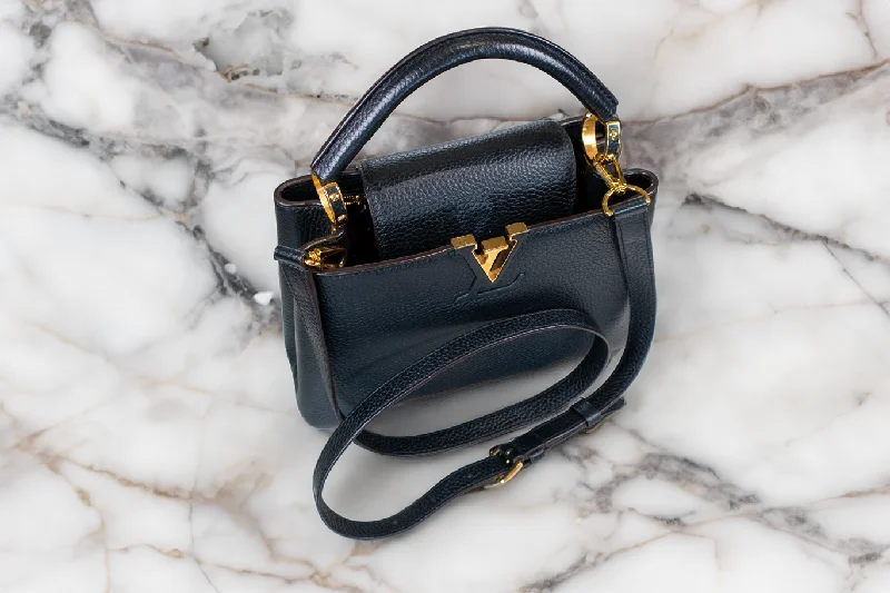 Flash Sales On Premium And High-Quality Bags Louis Vuitton Capucines BB Taurillon Leather Noir Shoulder Bag