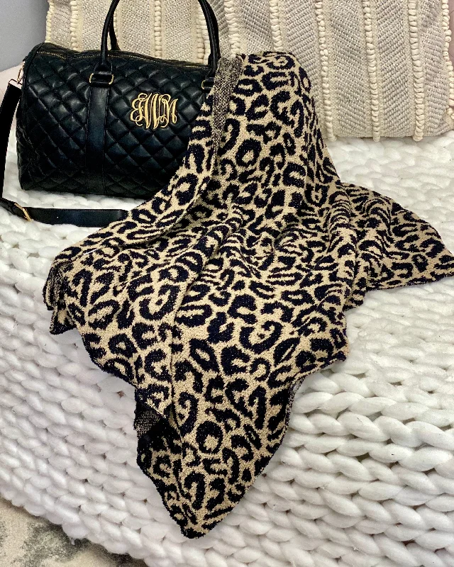 Active Lifestyles Luxe Leopard Wrap/Blanket