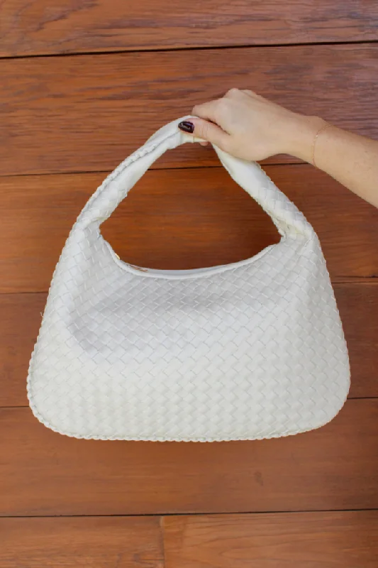 High-Quality Bags On Flash Sale Millie Woven Bag in Oatmilk