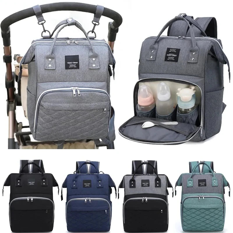 Versatile Bags That Suit Any Outfit Or Event Mommy Bags Large Capacity Baby Stroller Diaper Hanging Bag Nappy Backpacks with Changing Mat Convenient Baby Nursing Bags