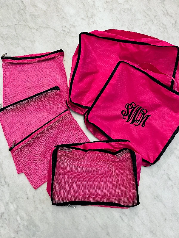 Limited-Time Offer On Trendy Bags Monogram Pink Packing Cubes