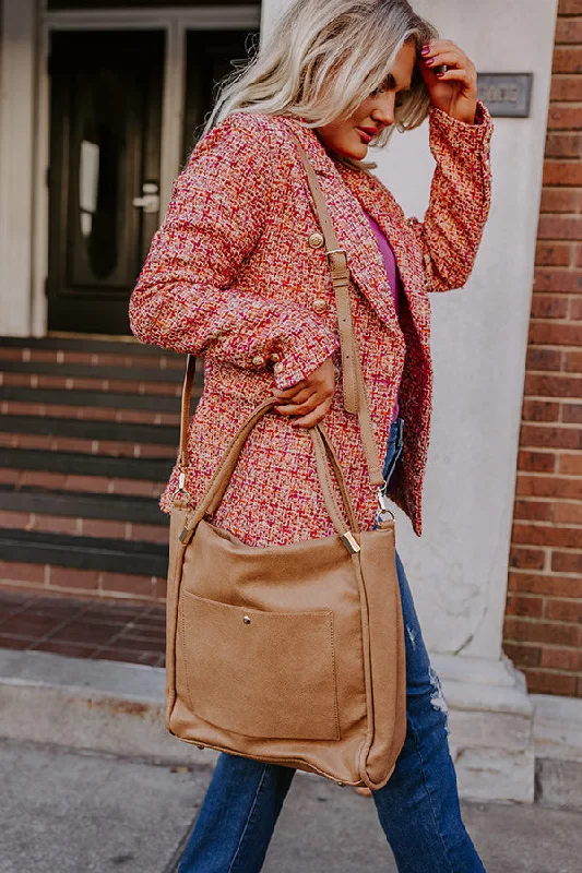 Limited-Time Offer On Trendy Bags Never Pretend Faux Leather Tote In Tan