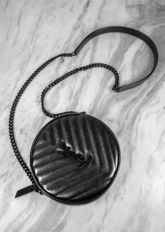 Designer Bags For Luxury Collectors With Offers Saint Laurent Jade Round Quilted Crossbody Bag
