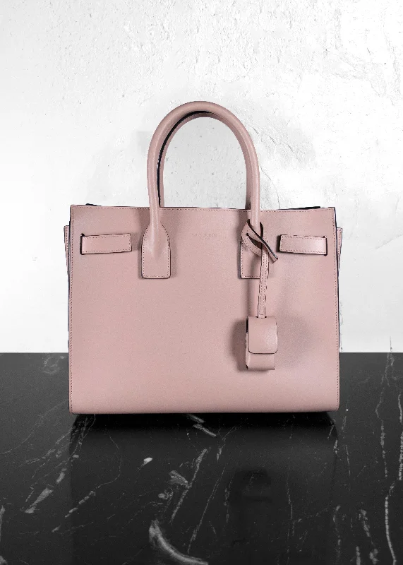 Luxury Bags On Sale Saint Laurent Pink Baby Sac De Jour Tote