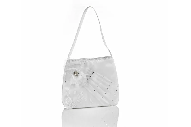 Senior Travelers Satin Purse with Crystals