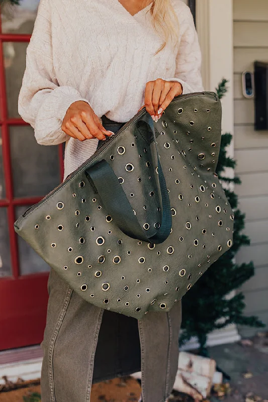 Cyber Monday Discounts On Bags The Bristol Faux Leather Tote In Olive