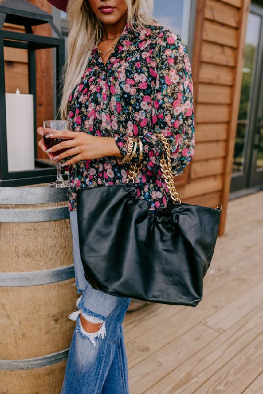 Seasonal Sale Bags The Preston Faux Leather Tote In Black