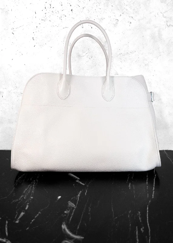 Bags For Outdoor Adventures The Row Soft Margaux 15 Lux Grained Calfskin Top Handle Bag