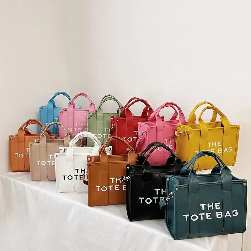 Lightweight And Affordable Bags The Tote Bag For Women, Trendy PU Leather Handbag, Top Handle Satchel Purse, Casual Crossbody Bag