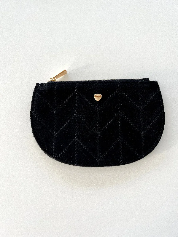 Durable And Fashionable Bags For Daily Use Black Toina Coin Purse